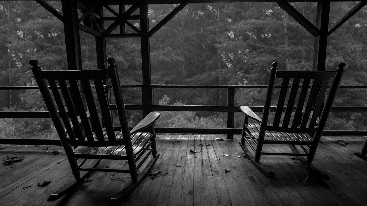 Front Porch Rain || No Ads || Ten Hours of Rain Sounds || Front Porch || Calming for Sleep