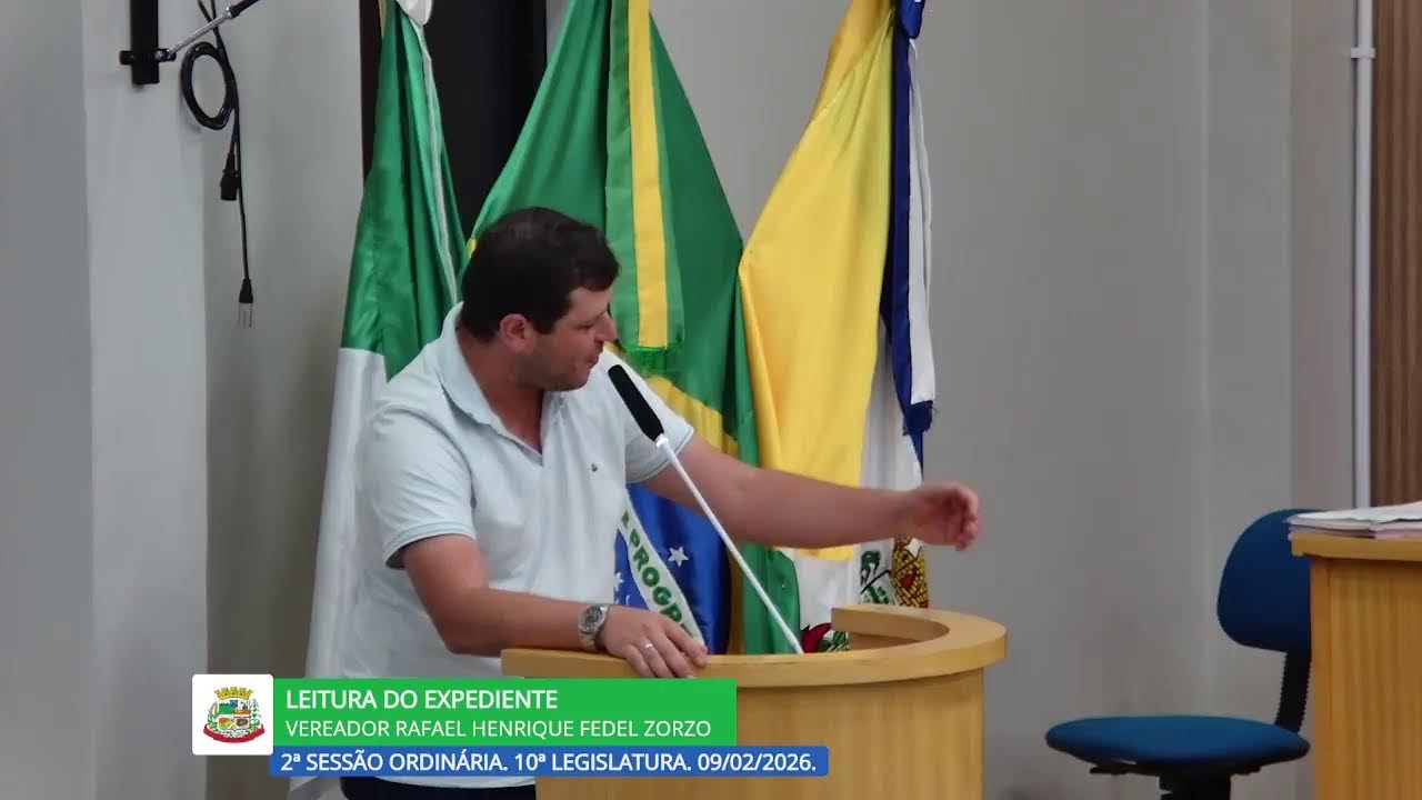 2ª Sessão Ordinária. 10ª Legislatura. 09/02/2026.