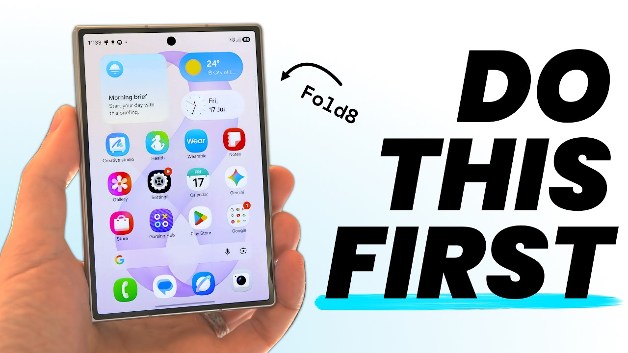 Samsung Z Fold 8: First 32 Things to Do!