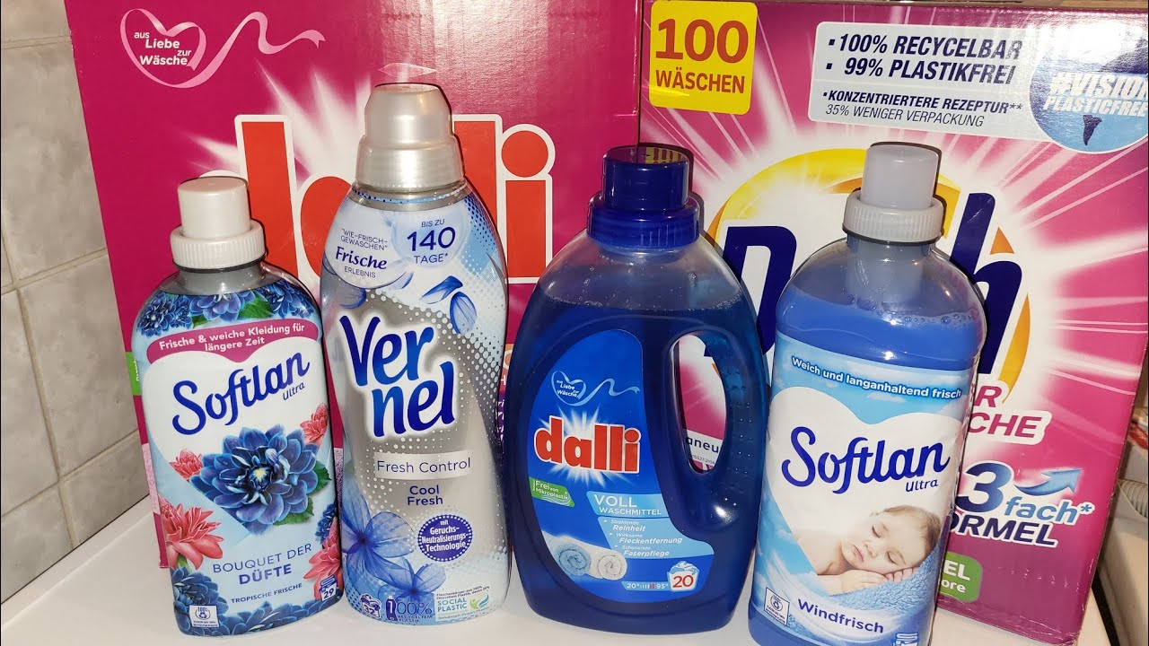 LAUNDRY OVERLOAD MIT DASH & DALLI COLOR WASCHPULVER & BLAUE PRODUKTE/ ARES WS MIX