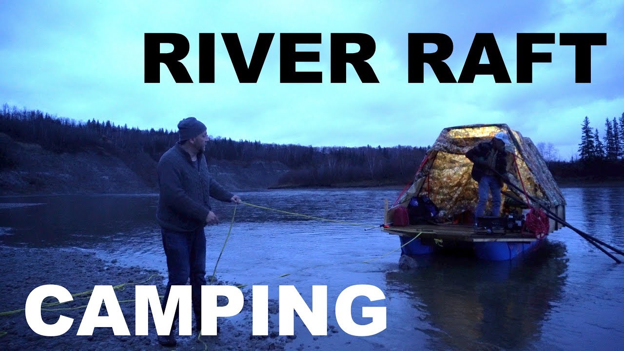 DIY Barrel Raft River Trip Camping On Boat