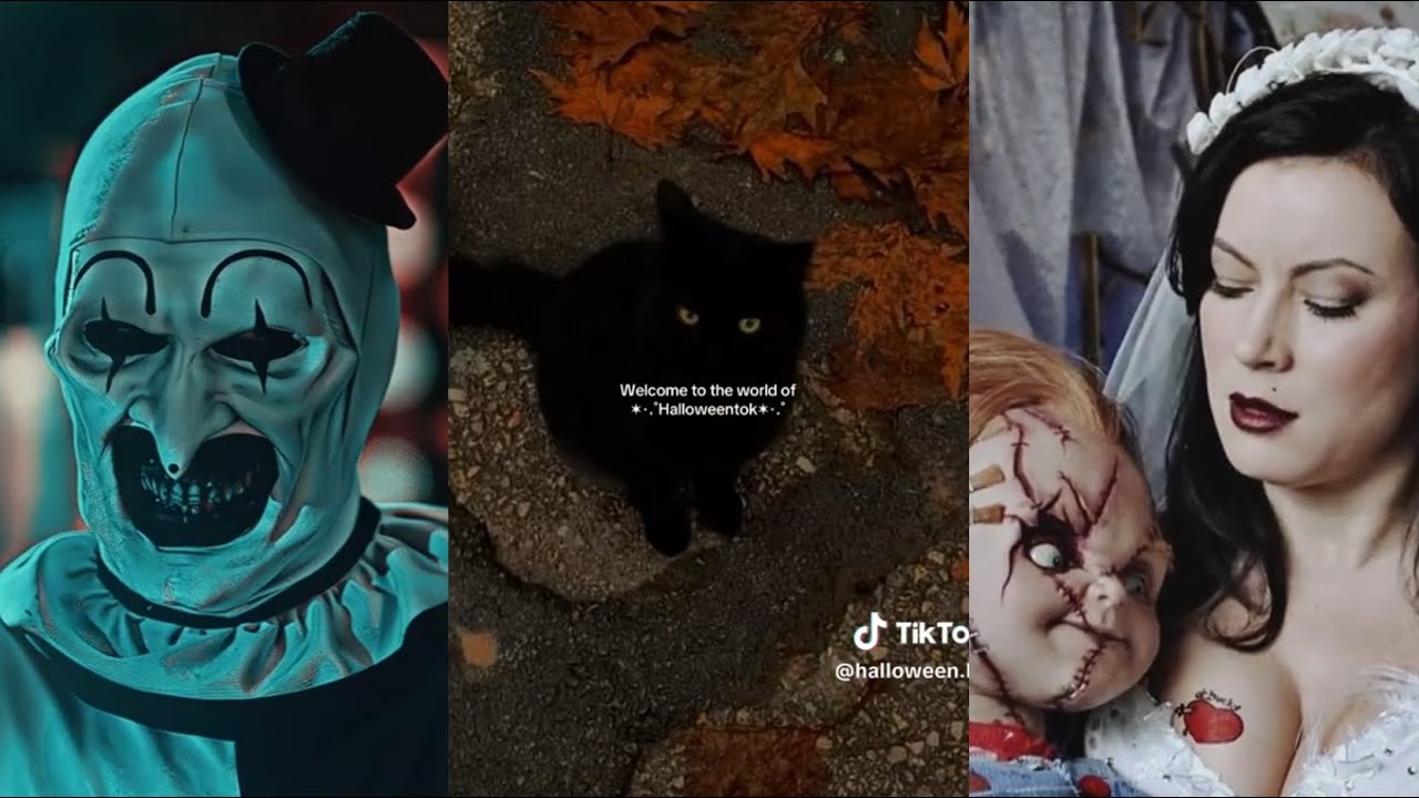 Horror/Halloween tiktok edits because its summerween