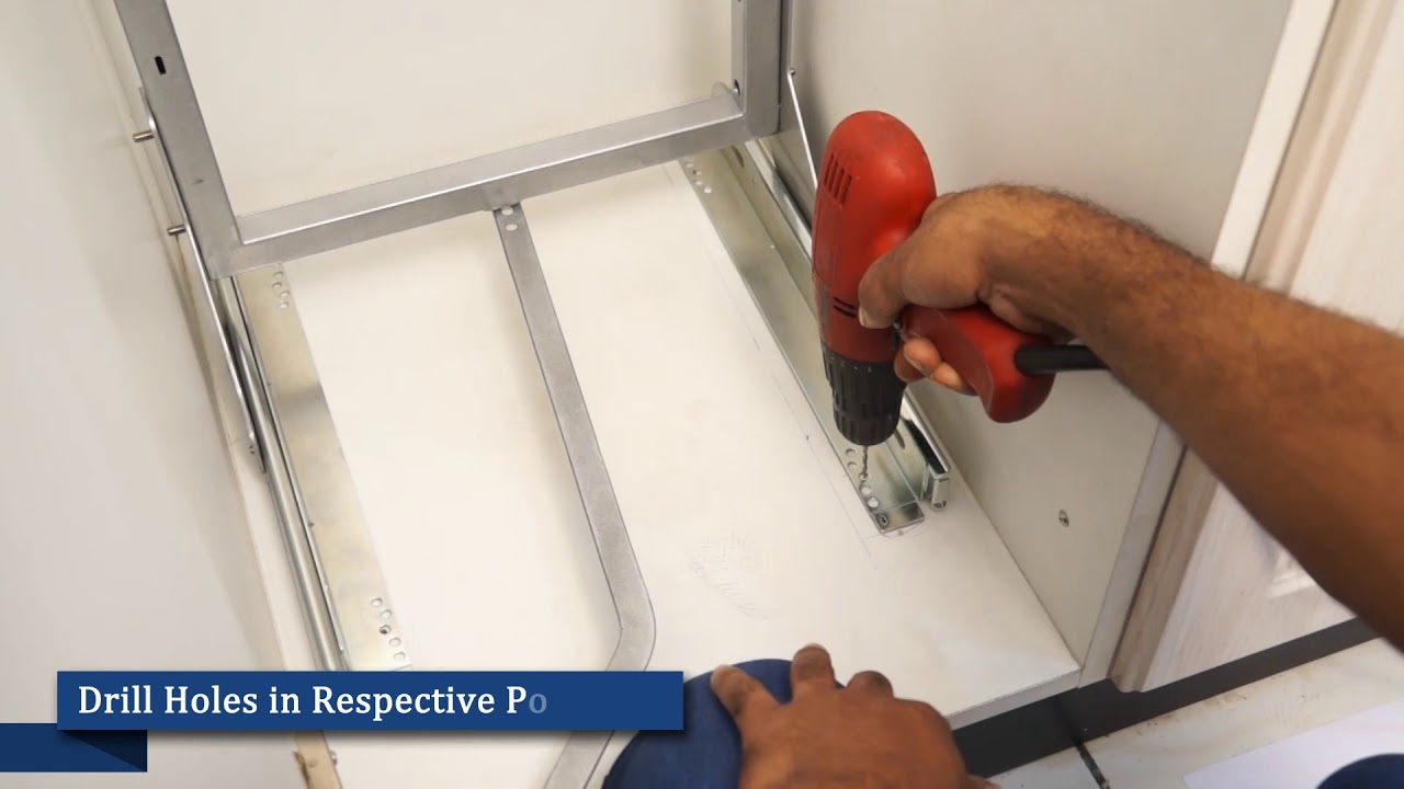 evershine Vertical Double Pull Out fitting instruction