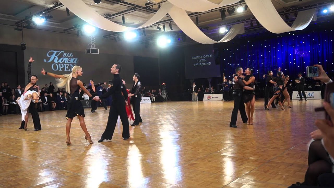 2016 Korea open Dancesports Professional latin 2Round Rumba Riccardo cocchi & Yulia zagoruychenko