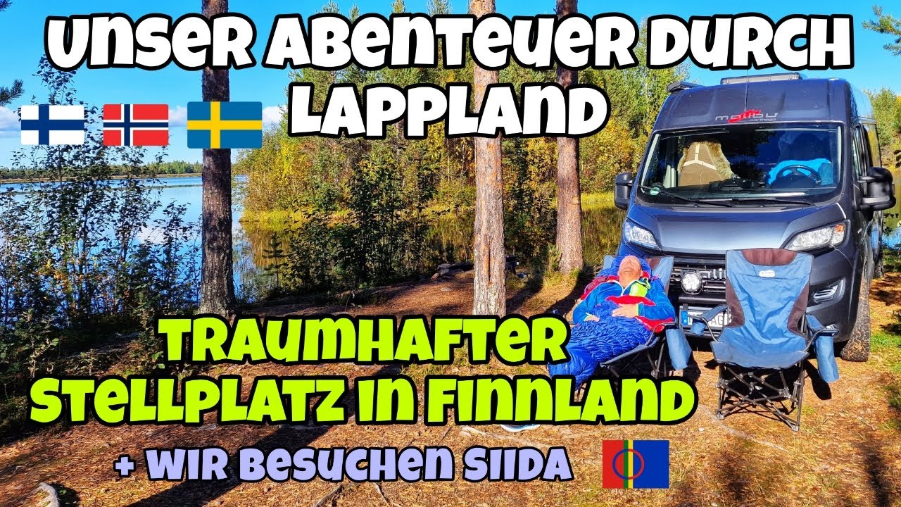 Zauberhaftes Finnland | traumhafte Stellplätze | Camper | Wohnmobil | Kastenwagen Polarlichter 2023