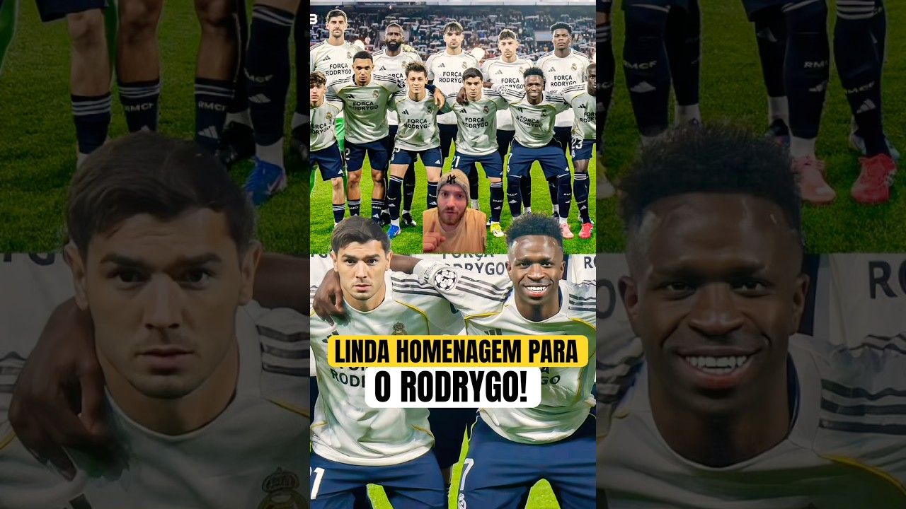 INCR&Iacute;VEIS HOMENAGENS para RODRYGO no JOGO do REAL! #rodrygo #realmadrid #valverde #neymar