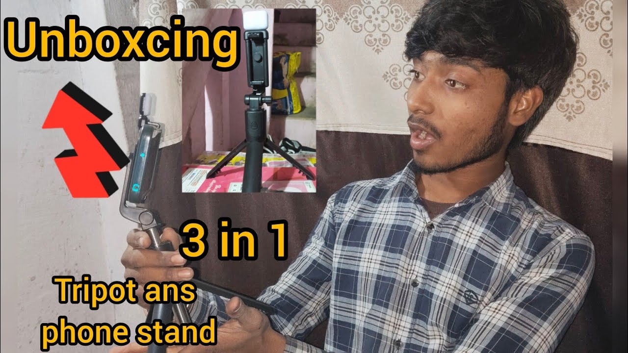 सस्ता और काम का 3 in 1 Tripod | Unboxing & Review#a to z blade texting