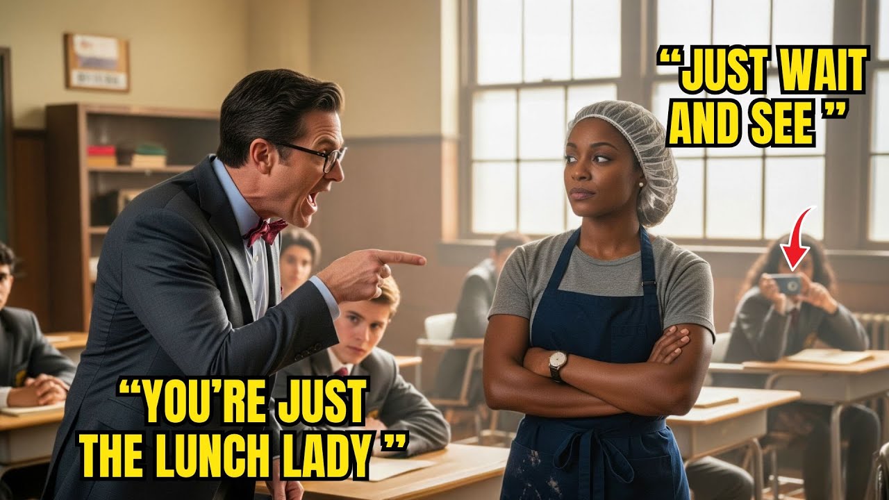 “She’s Just the Lunch Lady,” They Said—Then She Picked Up the Chalk and Stunned the Class