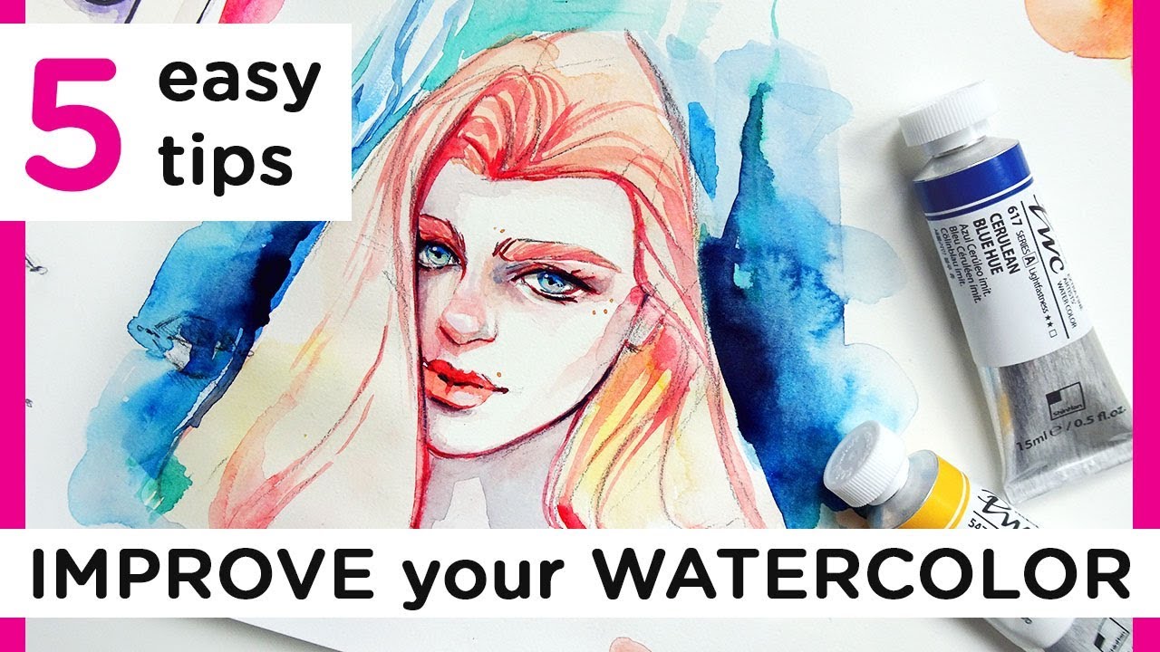5 TIPS to IMPROVE your Watercolor Art! 【My Favorite Painting Secrets】