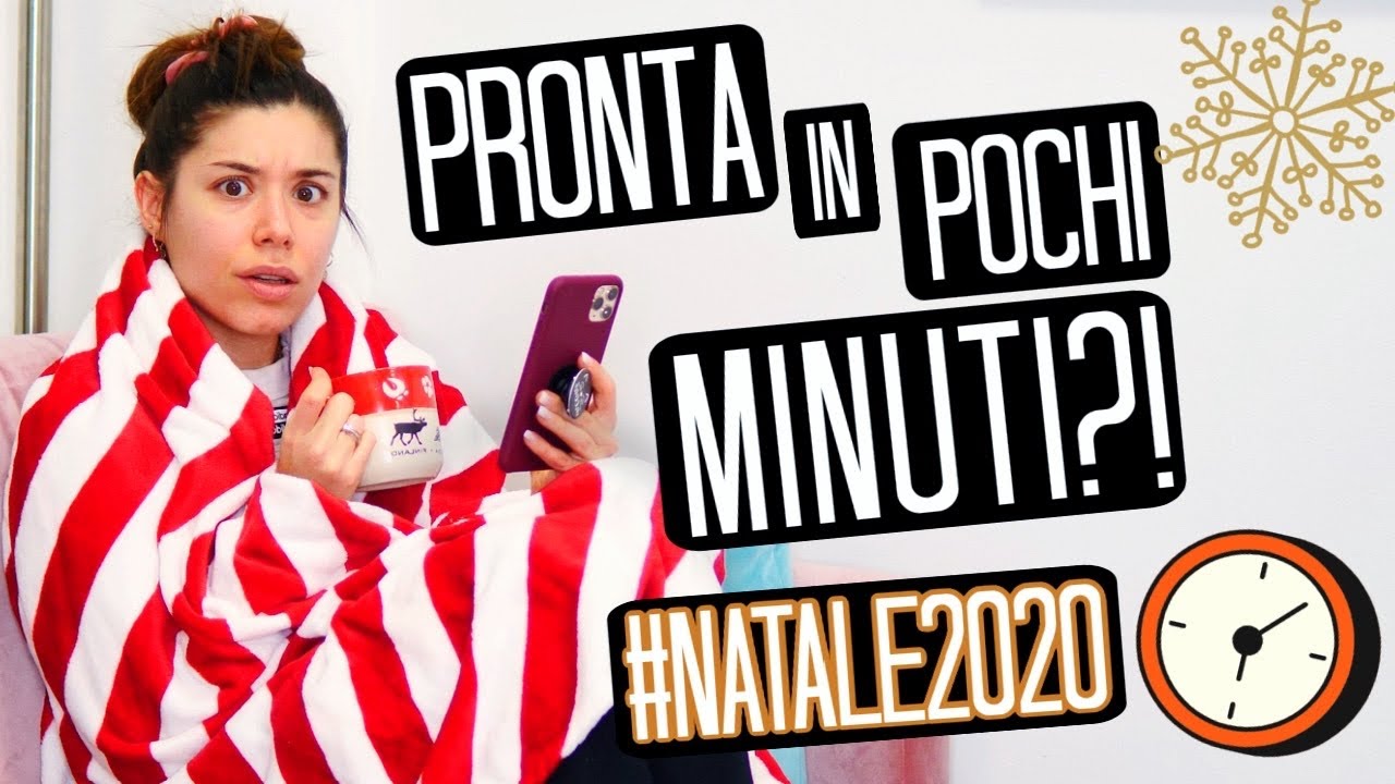 PRONTA IN POCHI MINUTI?!🎄MAKEUP + CAPELLI 🎅🏼