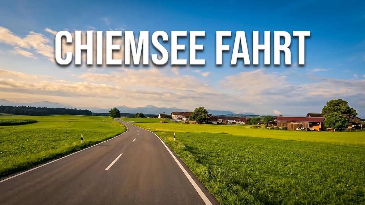Eggstätt - Prien am Chiemsee Fahrt | Bayern, Deutschland
