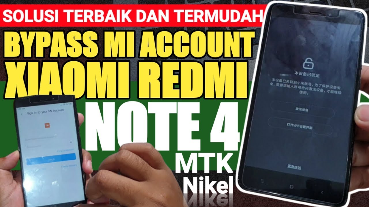 Как обойти Micloud Redmi Note 4 Mediatek Miui 10