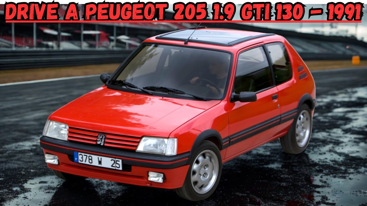 PEUGEOT 205 GTI 1.9 1991 POV TEST DRIVE