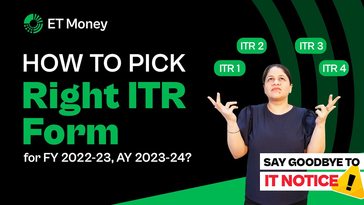 Выбор правильной формы ITR | Виды форм ITR | Как выбрать форму ITR, чтобы избежать штрафа