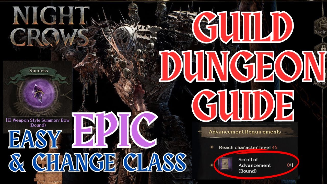 NIGHT CROWS Guild Dungeon Guide - Dito ka sureball magkaka EPIC!