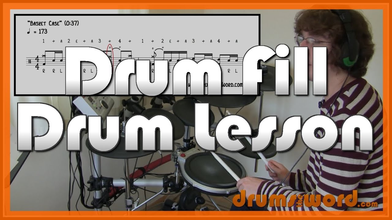 ★ Basket Case (Green Day) ★ Урок игры на барабанах | Как играть барабанную партию (Tre Cool)
