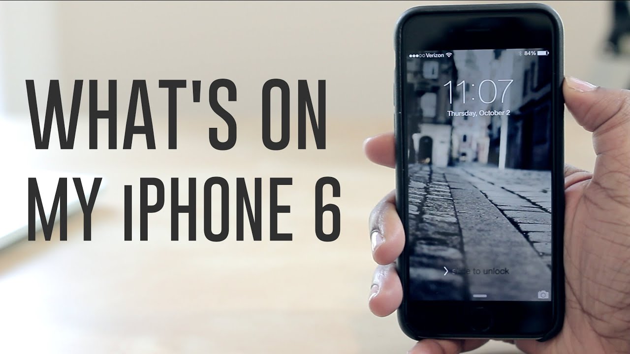 What's on my iPhone 6 v8
