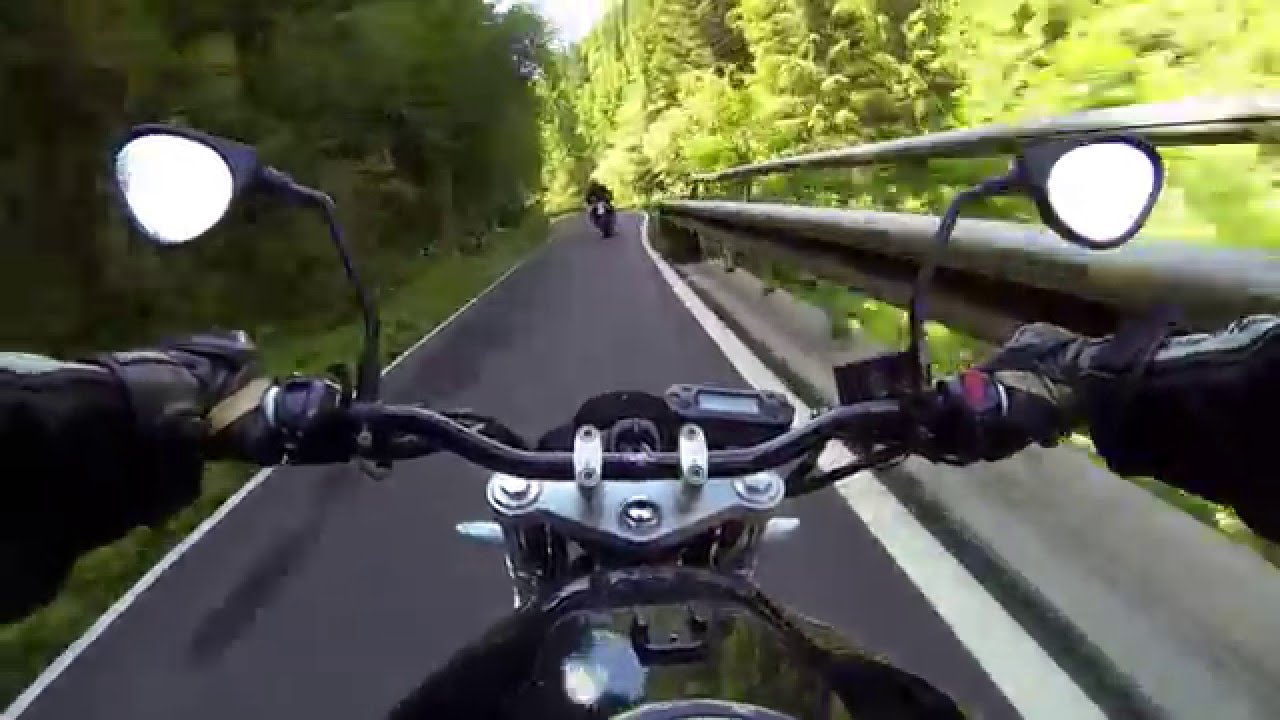 Suzuki SV 650 ´02 Italian Dolomites Passo Manghen GoPro Hero 3