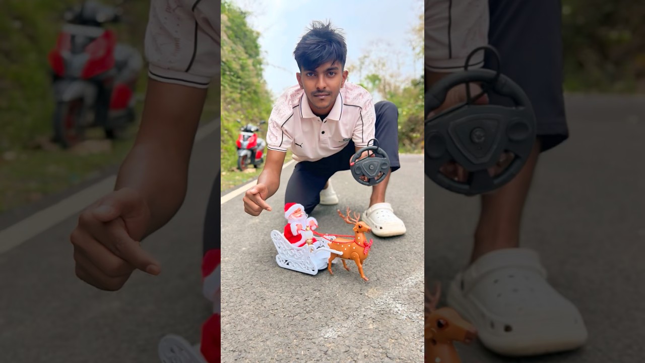 Белый цвет, RC, Санта-Клаус, олени, подарочная распаковка