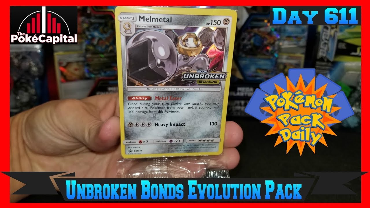 Pokemon Pack Daily UNBROKEN BONDS Evolution Pack Opening Day 611 - Featuring ThePokeCapital