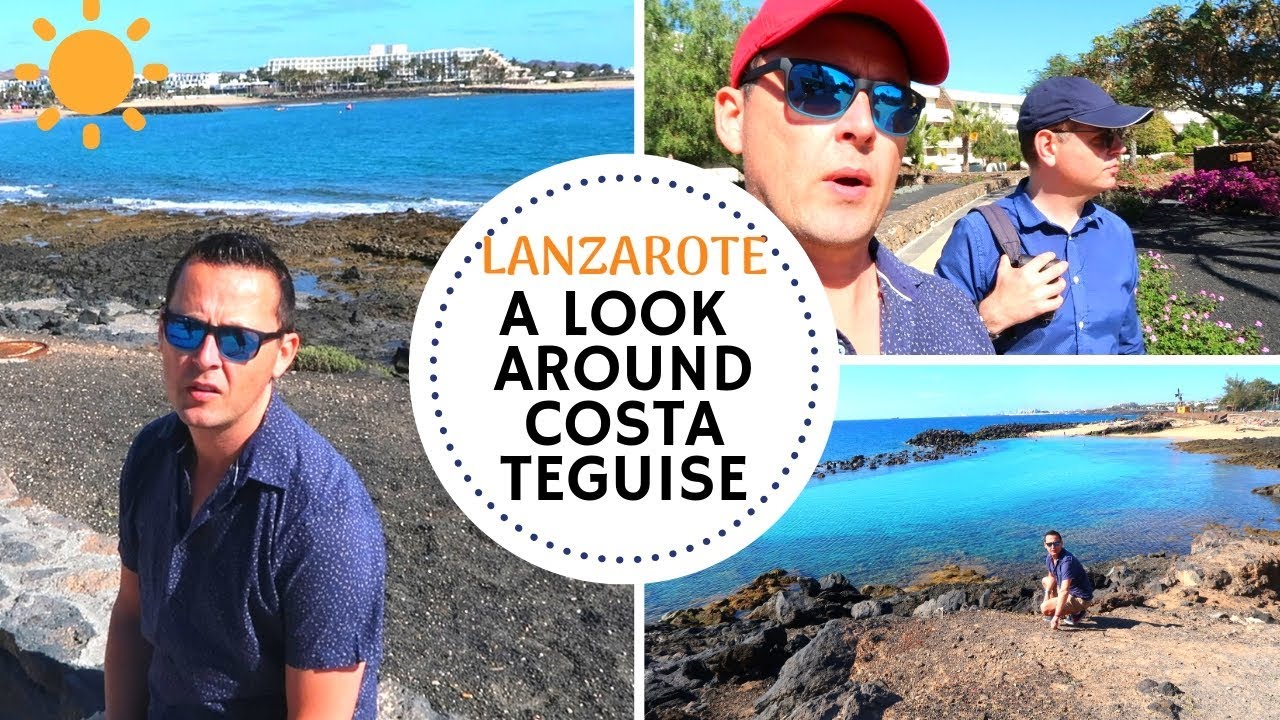 EXPLORING COSTA TEGUISE | POOL DAY | LANZAROTE TRAVEL VLOG