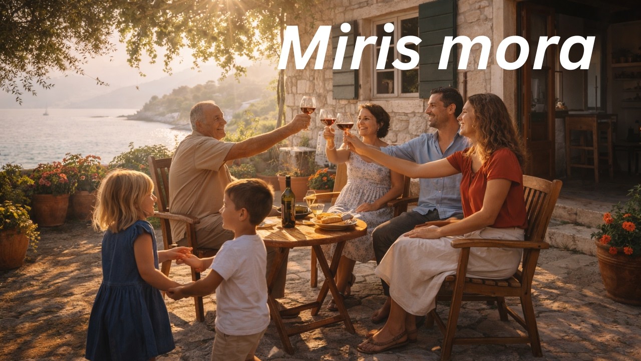 Kad zapuše miris mora | Dalmatinska klapa pjesma | AI Klapa