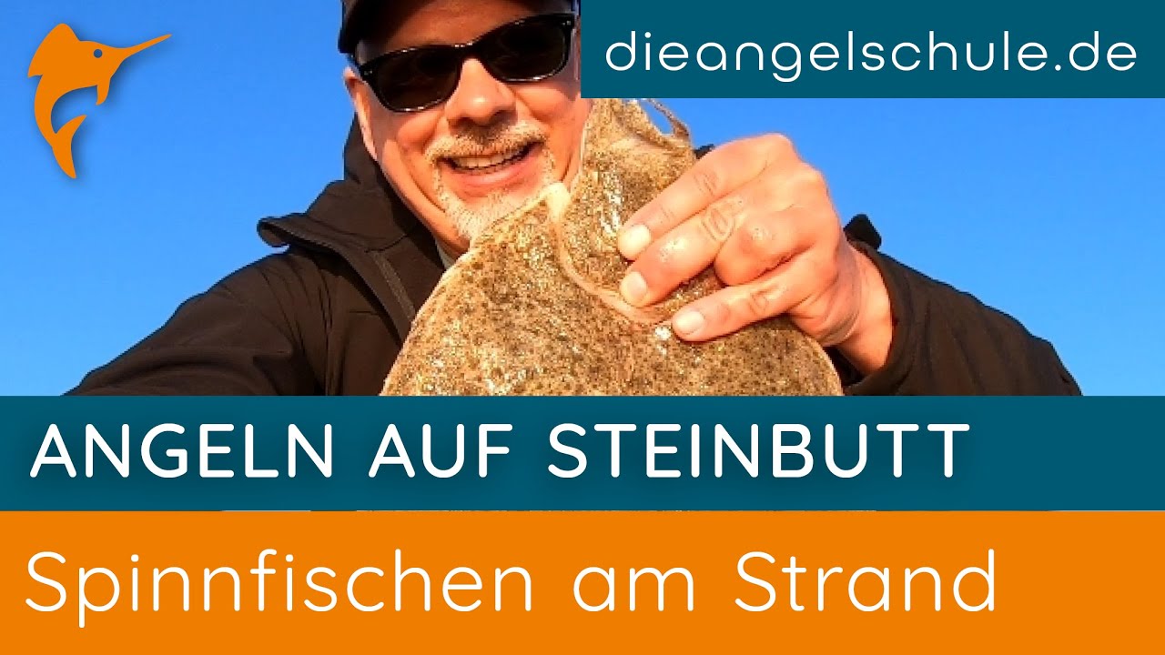Steinbuttangeln an der Nordsee mit Blinker, Fliege und Co.