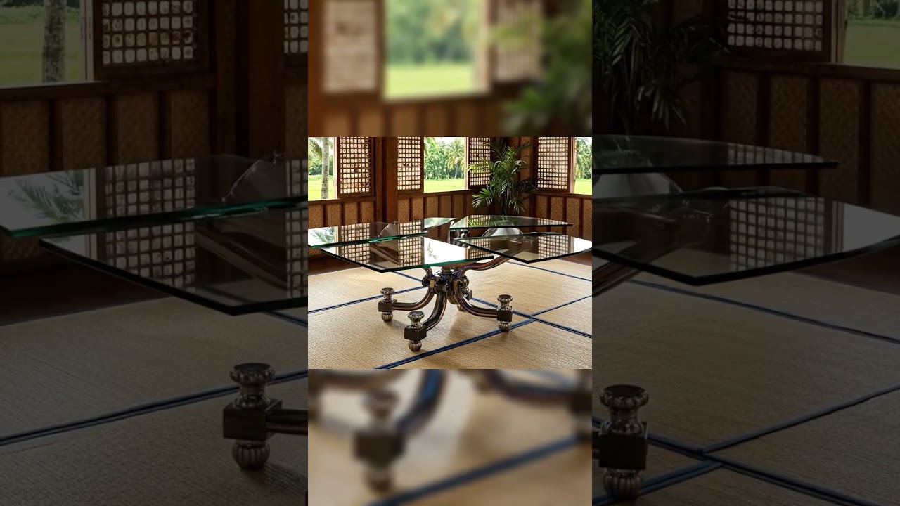 Square Table Morphs into a Round Table | Hyper-Realistic 3D Mechanical Transformation