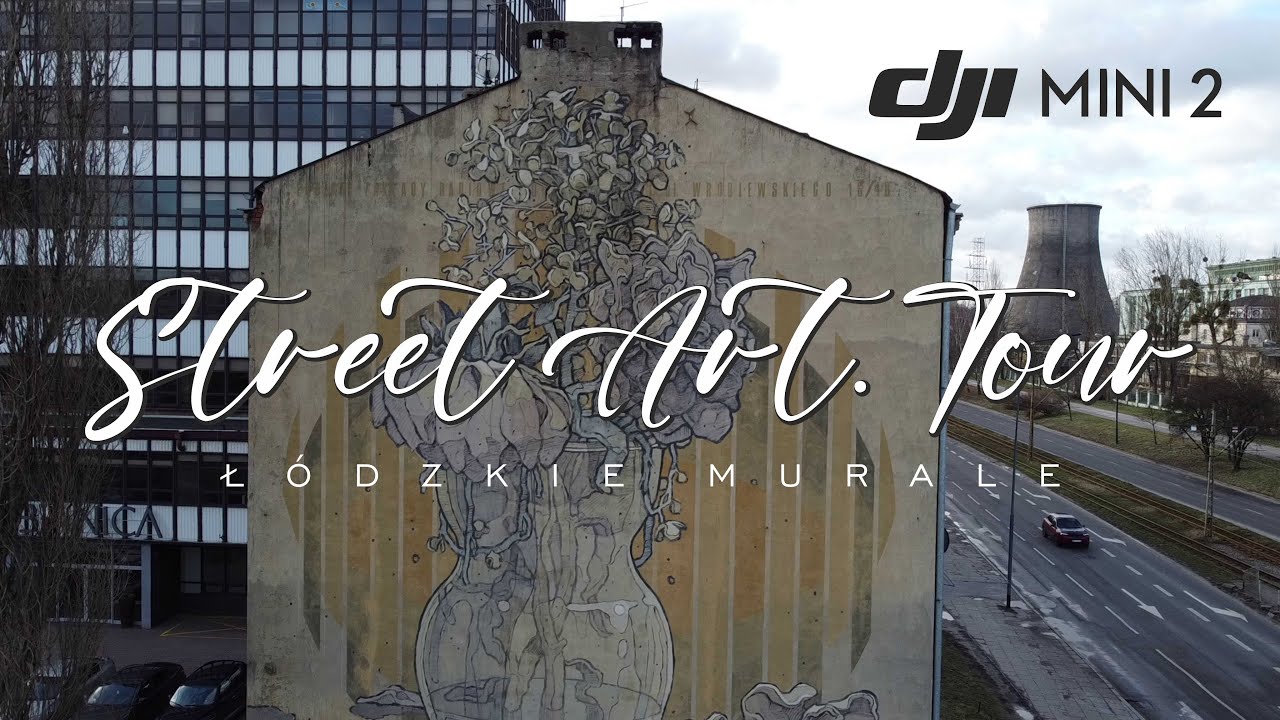 Street Art Tour | Łódzkie murale z lotu drona | DJI Mini II