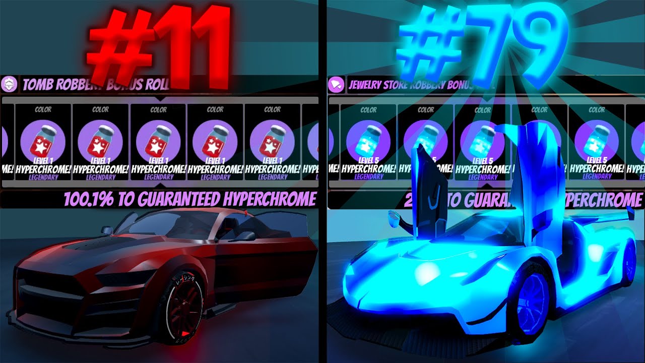 Я потратил более 1000 дней, чтобы заработать столько гиперхромов... (Roblox Jailbreak)