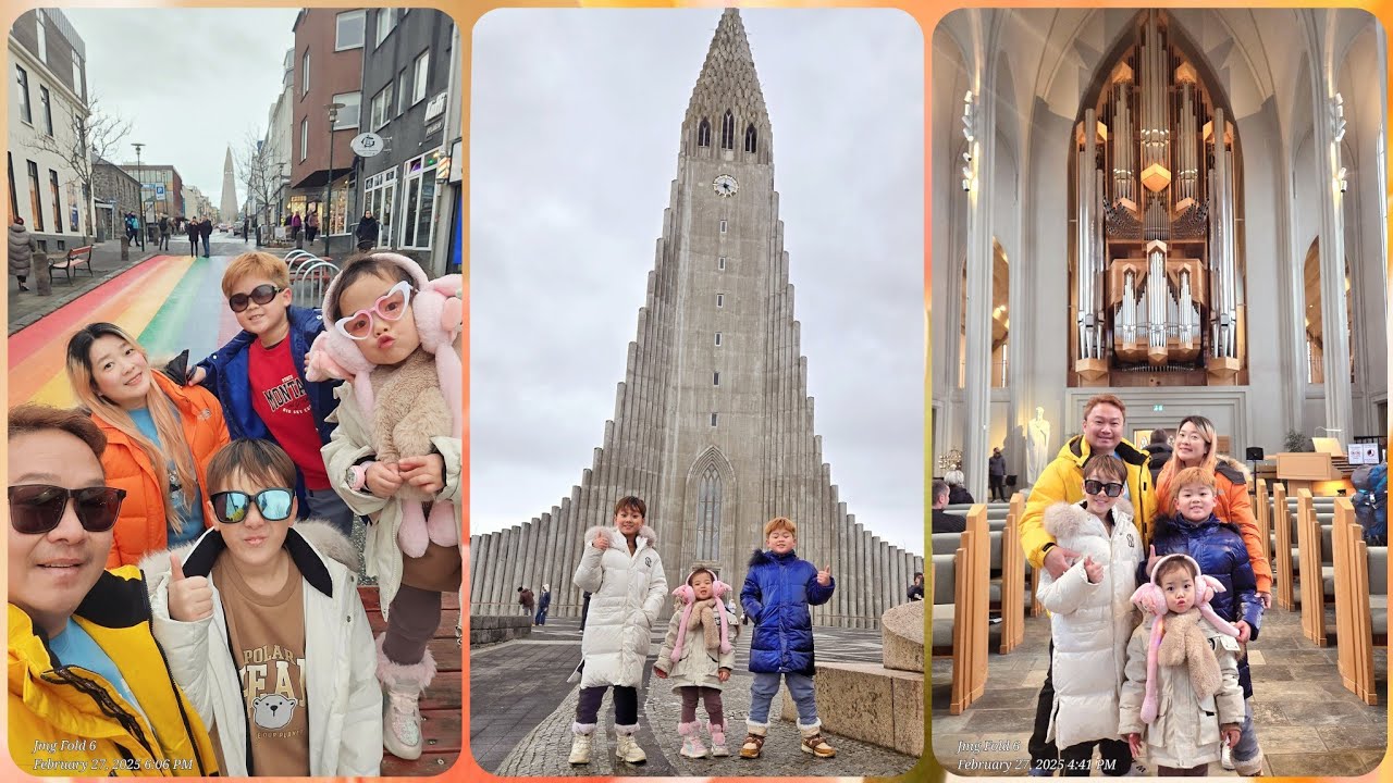 REYJAVIK DOWNTOWN Hallgrimskirkja Church 