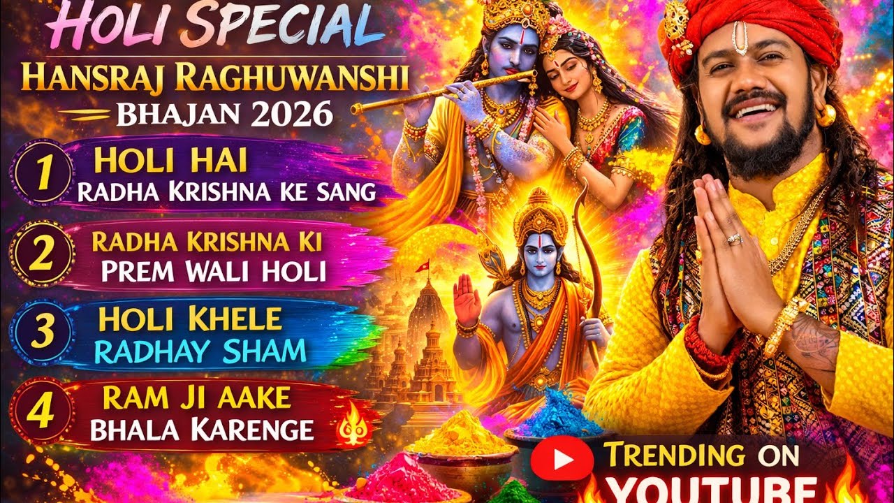  Hansraj Raghuwanshi Top Four Holi special bhajan 2026