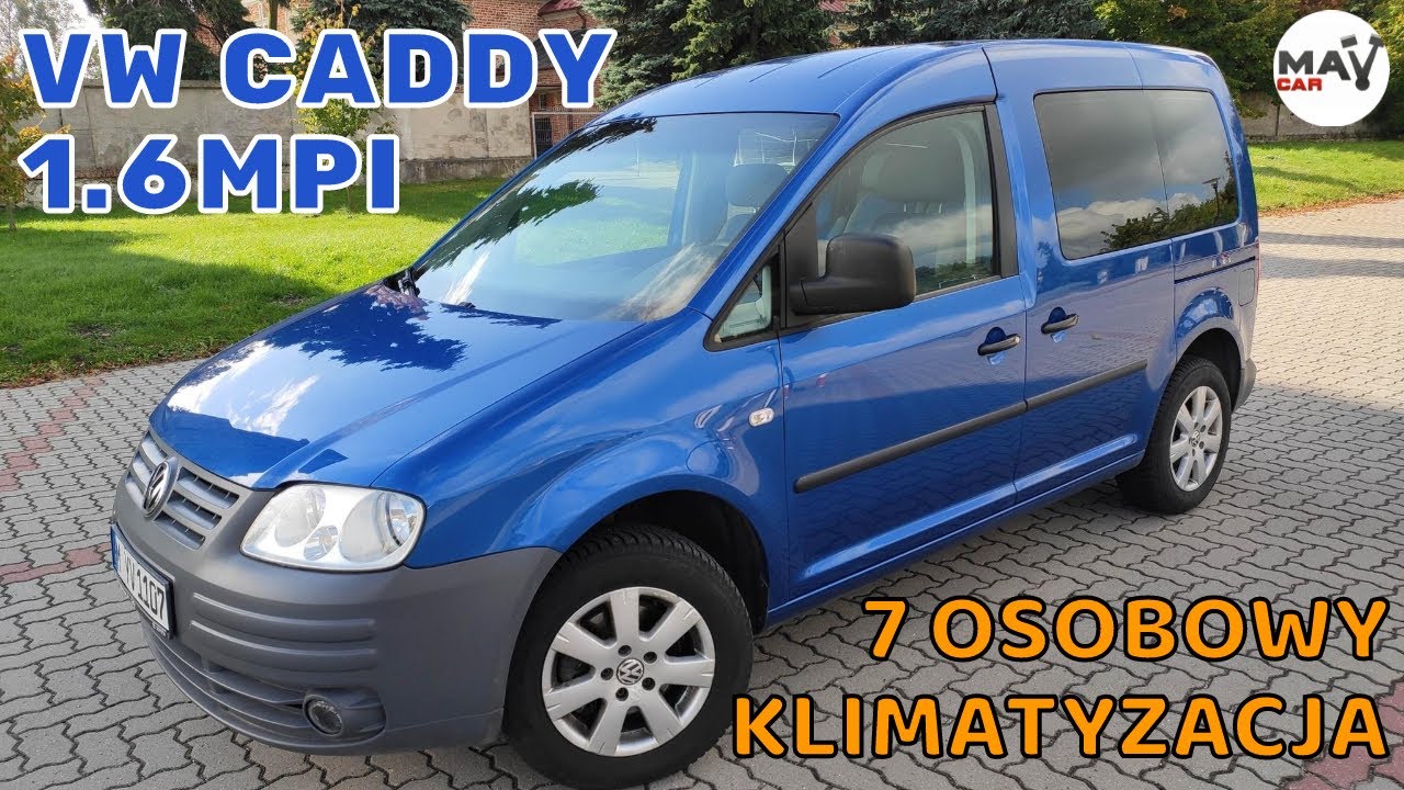 VW CADDY 1.6 MPI 102KM 7 MIEJSC