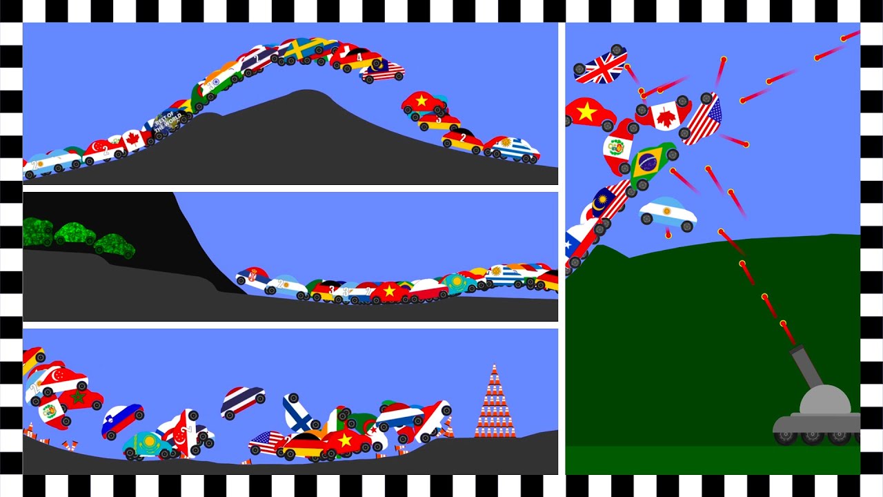 Watch Time Cup Champions Champion 2021 - Car Race - Infection Cars - Cone Chaos - Car-Nage