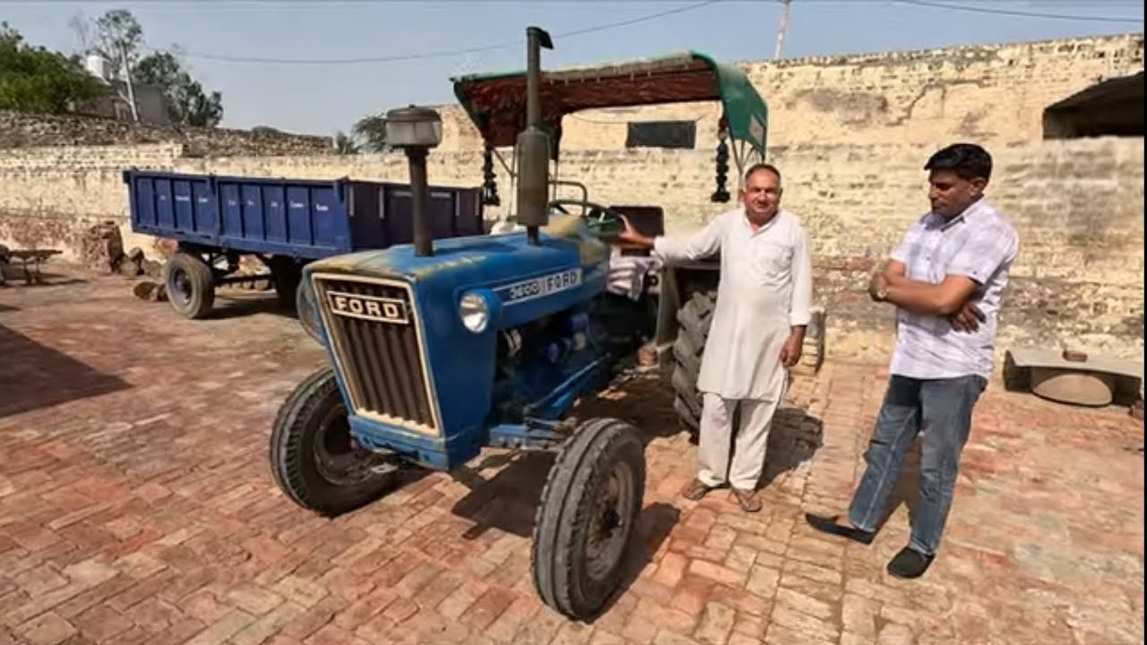 फोर्ड का फर्राटा धरती पर सन्नाटा Vintage Ford 3600 tractor and 36 साल पुराना। बताओ ट्रैक्टर की उम्र?