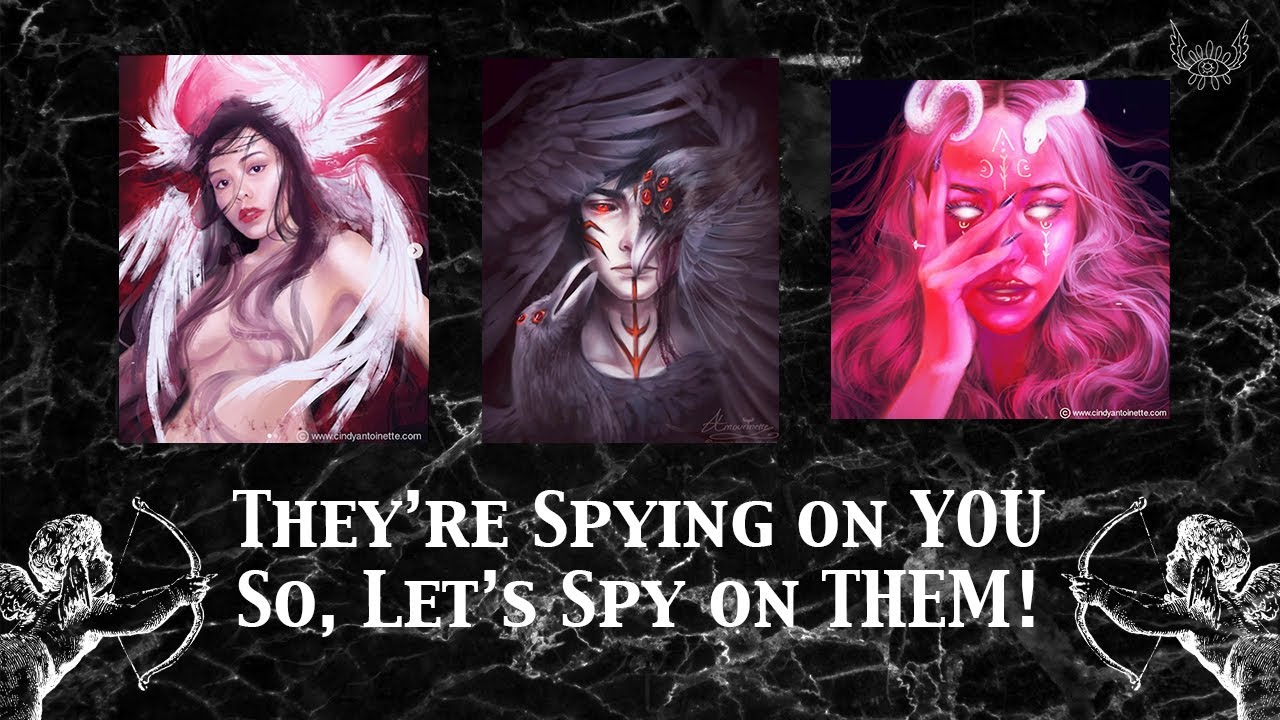 👀THEY'RE SPYING ON YOU! SO LET'S SPY ON THEM BACK😈(pick a card+art)