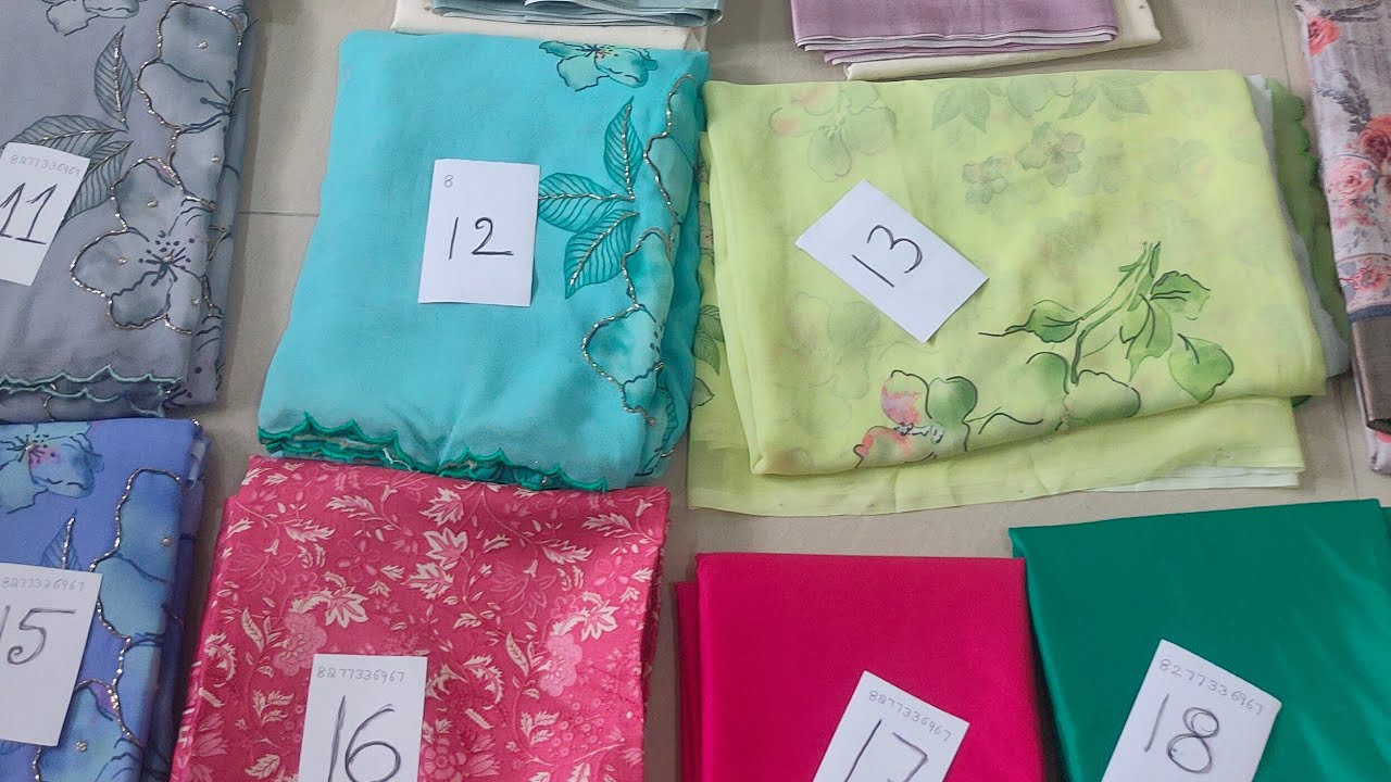 New trending sarees with blouse ## dm for more details please contact 8277336967# 