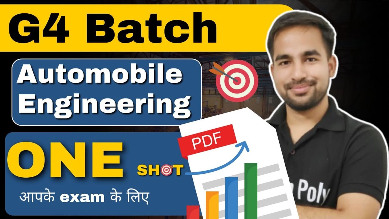 Automobile Engineering | ONE SHOT | Maha Marathon | G4 Batch@gtechpoly