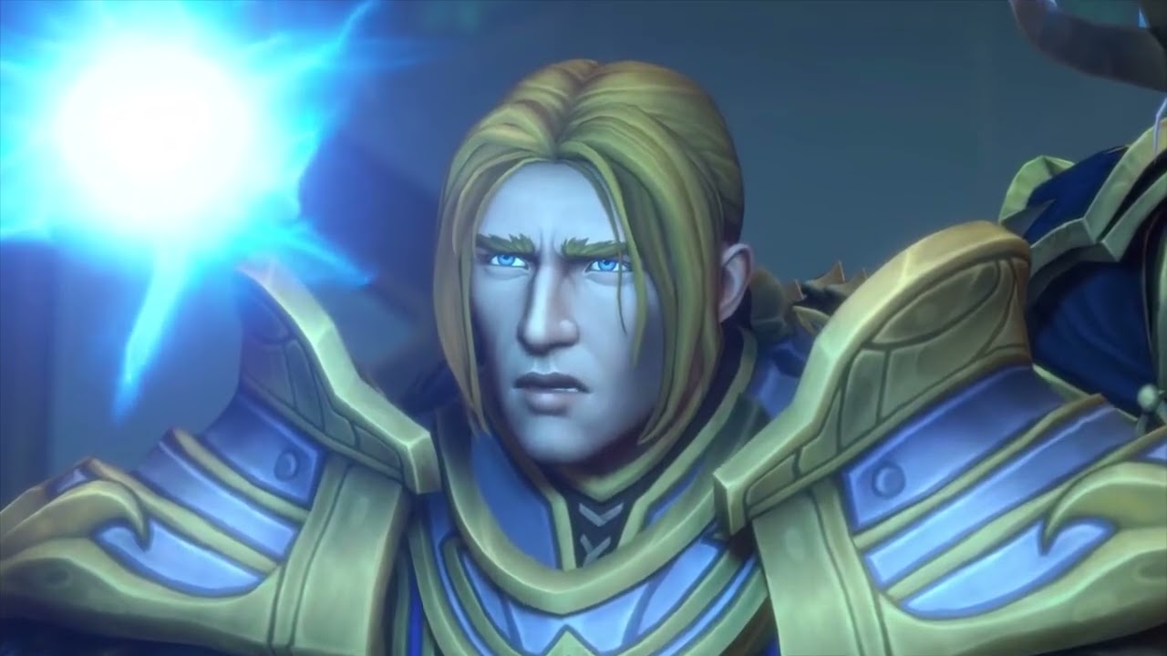 Anduin Wrynn release from jailor cut scene - Sepulcher of the First Ones raid  world of warcraft