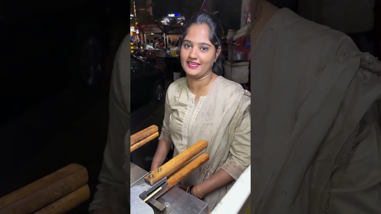Gujarati Lady Selling Delicious Waffle