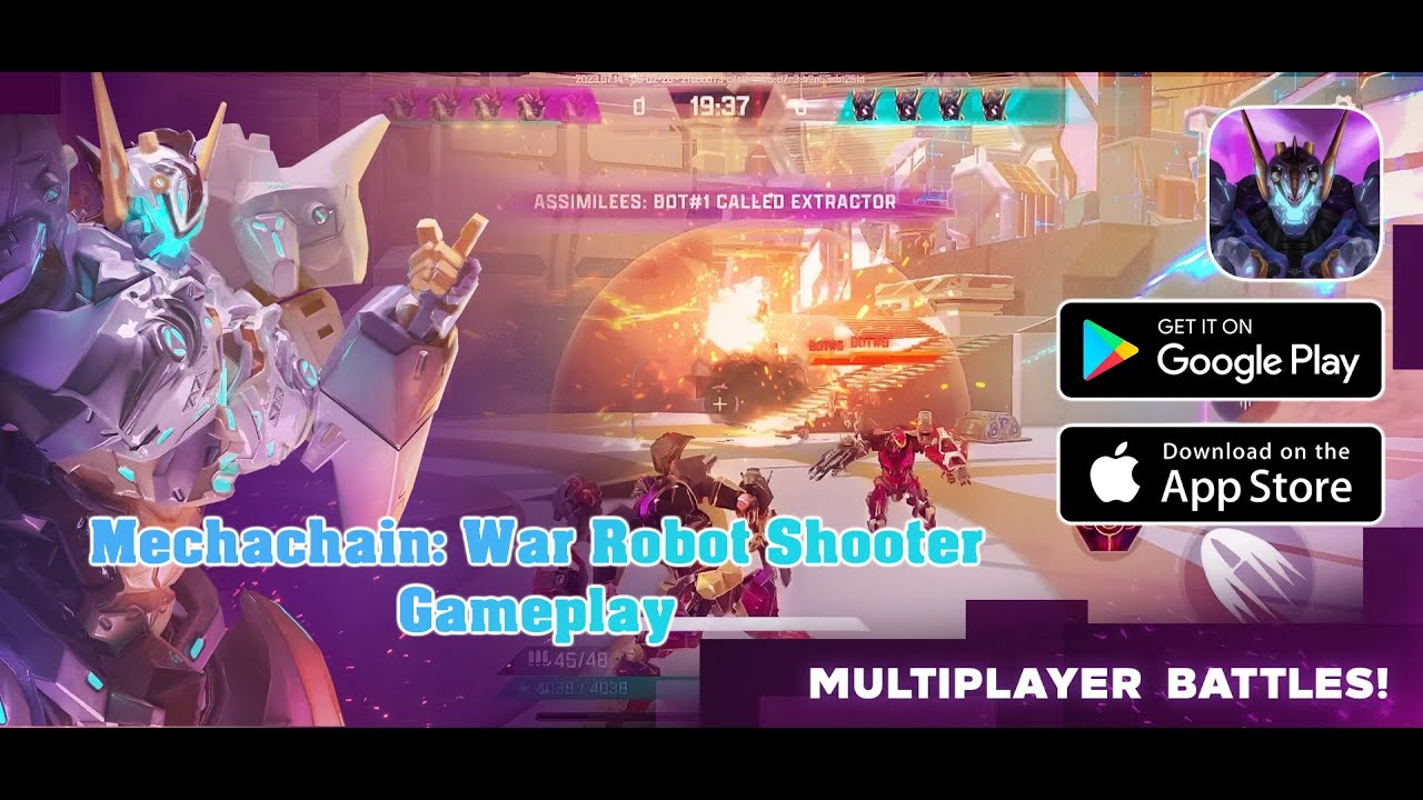 Mechachain: War Robot Shooter Gameplay (Android/IOS)