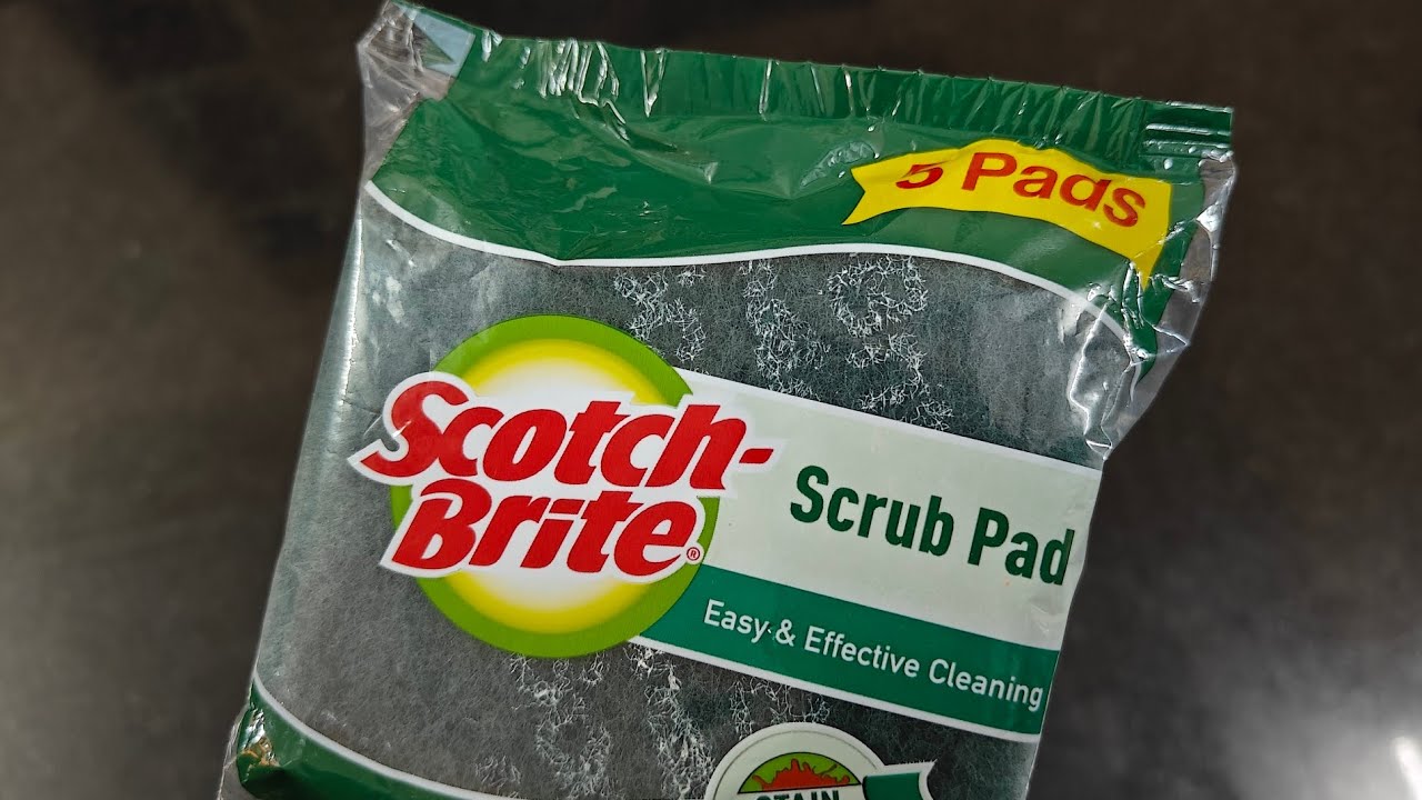 Scotch Brite Scrub Pad Price | Looks | Best Product for Cleaning Vessels without Scratches | 3M