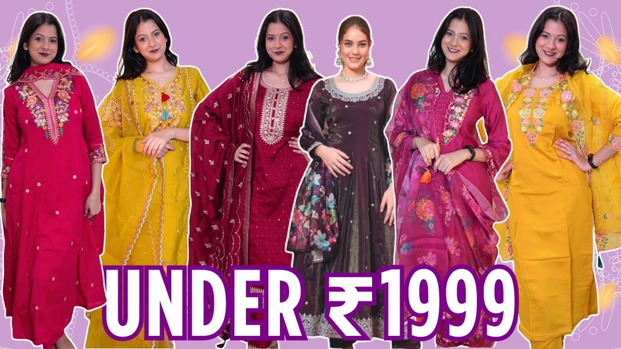 I tried Amazon Kurta sets Under ₹2000 😱 Diwali, Karwachauth, Bhai Dooj Festive Wear