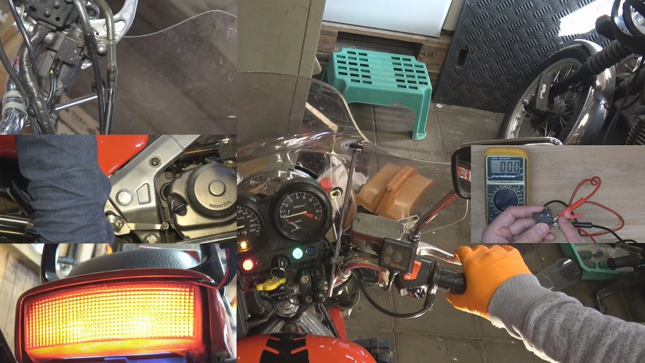Honda motor remlicht repareren vervangen voorrem schakelaar Repair/front/brakeswitch/zu/reparieren