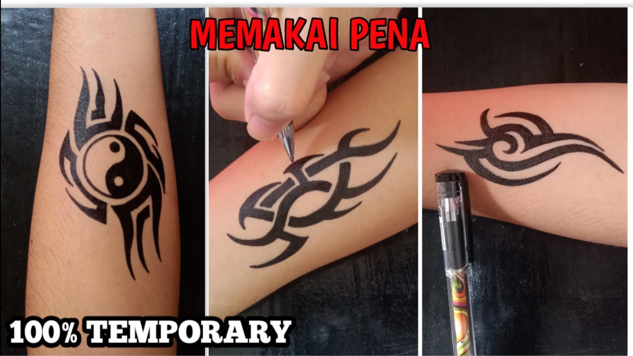 Cara Membuat Tato Tribal Dengan Mudah