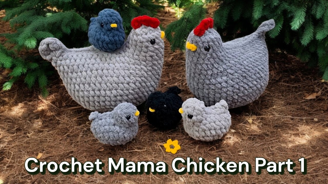 How to Crochet Amigurumi Mama Chicken | Part 1 Step-by-Step Tutorial & Free Pattern