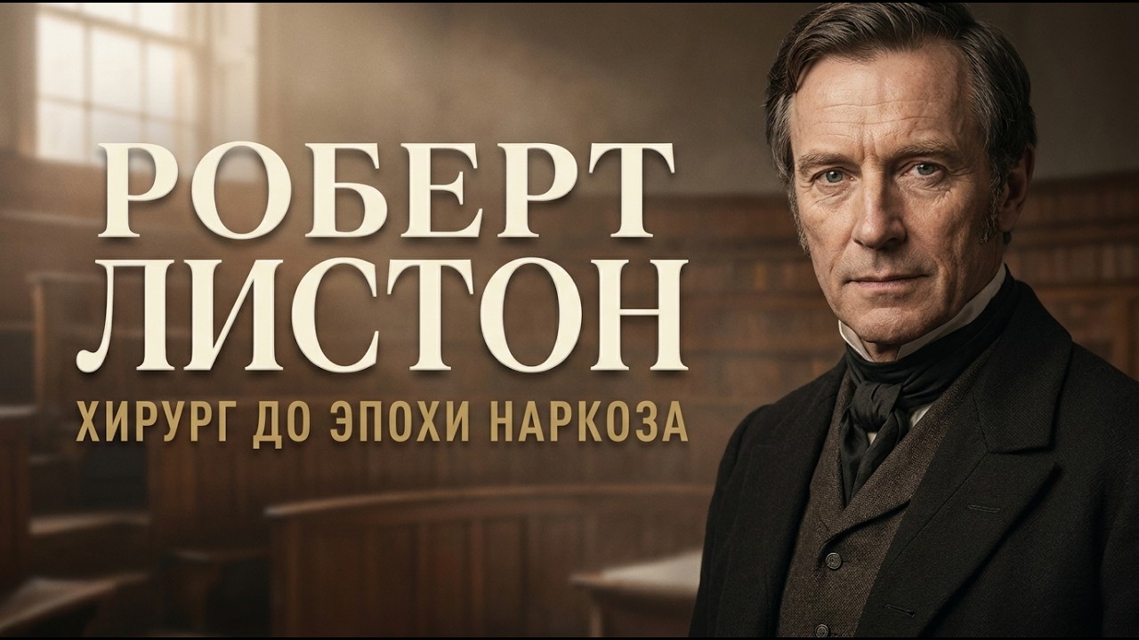 РОБЕРТ ЛИСТОН: Хирург, который отрезал НОГУ за 2 минуты и УБИЛ троих одной операцией!