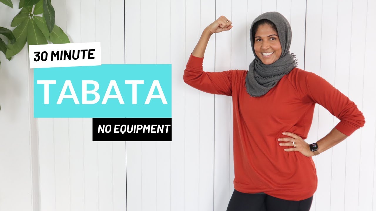 30 Minute Tabata Workout - No Equipment/At Home Workout