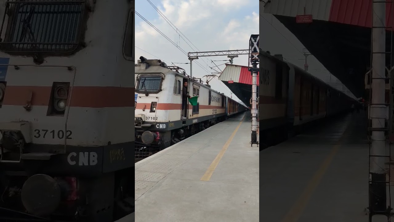Legendary departure🔥 Furious WAP7 🔥❤️ #indianrailways #railwaylover #trainlover #railways #subscribe