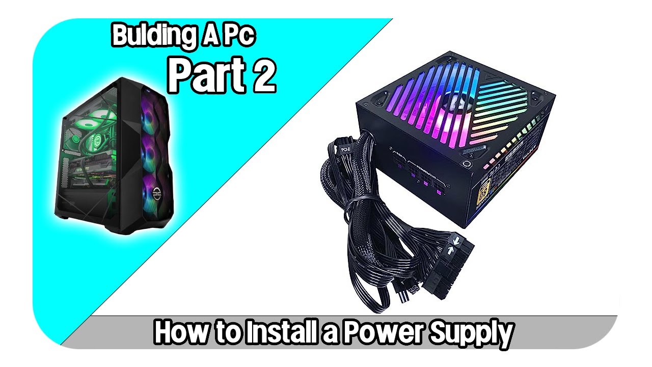 How To Install PSU & Cable Connections to Motherboard | Apevia ATX-PM850W Premier 850W | 4k video